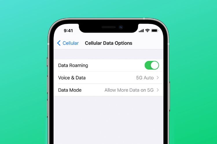 iPhone 12 supports 5G network 